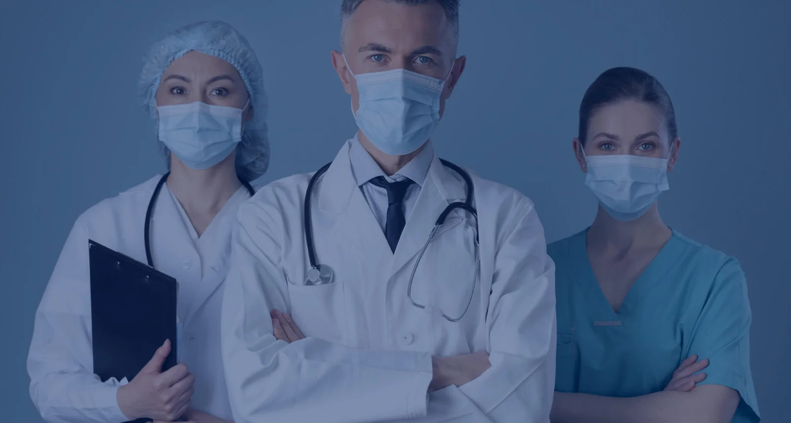 Professional medical team at White Cross Clinic